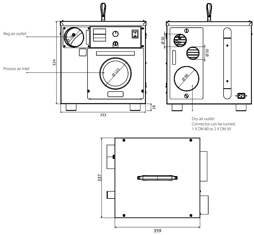 AERIAL ASE 200-300-400 Portable Adsorption Dehumidification - fig 15