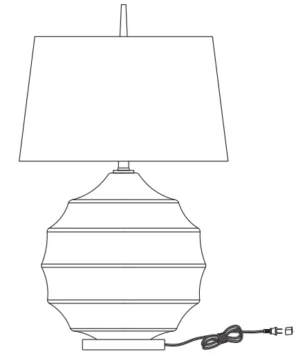 elk D4319 33 Inch High 1-Light Table Lamp