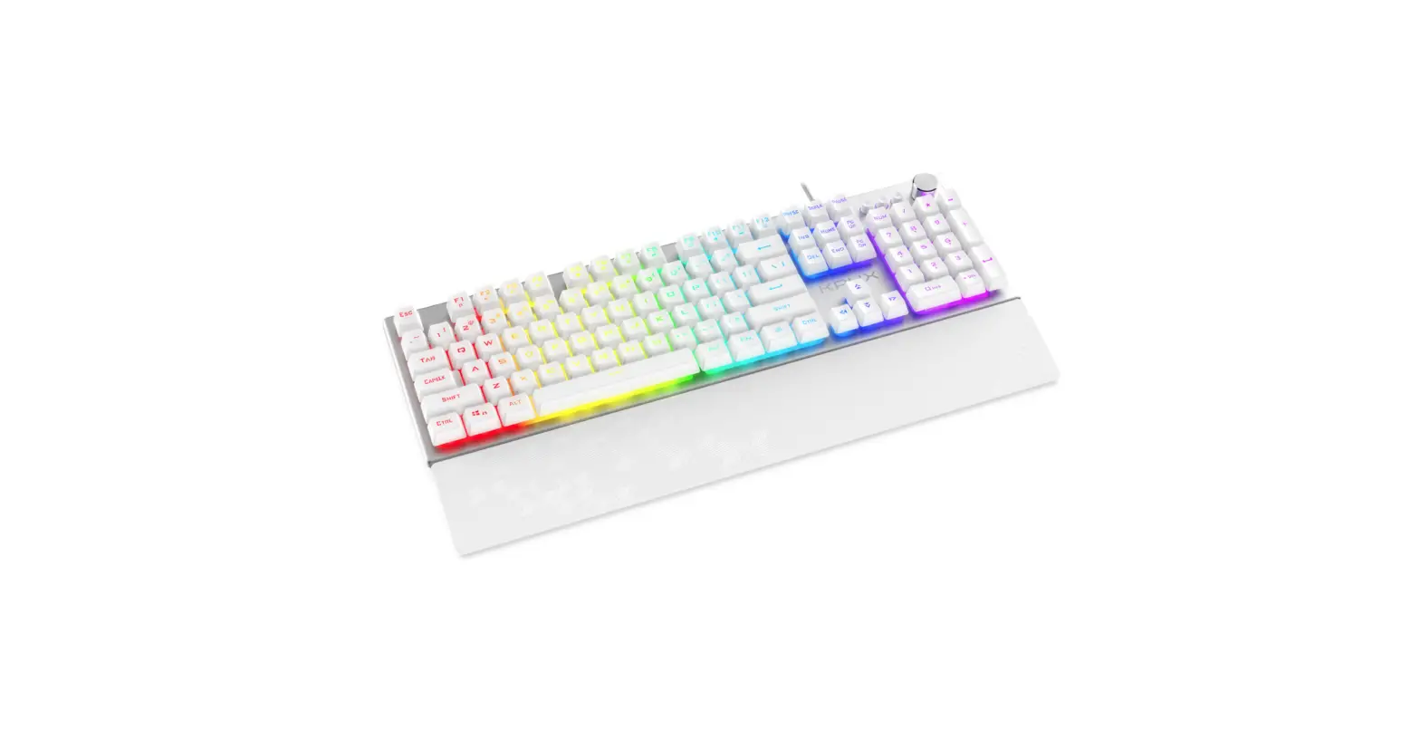 Krux Krx0133 Frost Silver-white Rgb Gaming Keyboard User Manual
