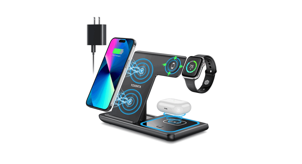 Chargers Hy08 3 In 1 Wireless Charger User Manual Chargers Hy08 3 In 1 Wireless Charger User Manual