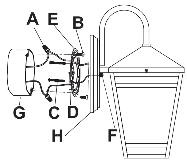 Signature Hardware 944721 Edgehill Outdoor Wall Sconce Light - fig 1