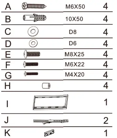 XTREME XMB1-0125-BLK TV Wall Mount Tilt Motion 32 inch - 70 inch -1