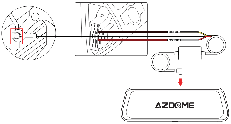 AZDOME JYX02 Hardwire Kit - fig 10