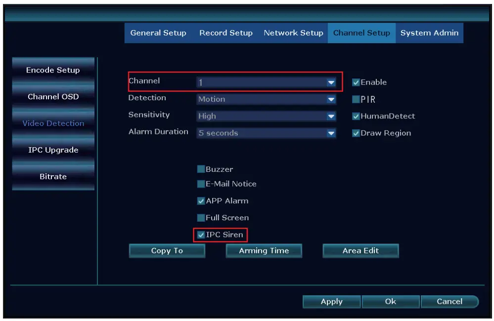 YESKAMO Floodlights Cameras with NVR-POE-12 - figure 111