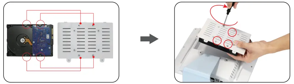 YESKAMO Floodlights Cameras with NVR-POE-12 - figure 4