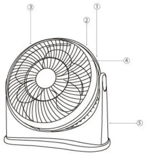 PREMIUM-LEVELLA-PFF082-8-Inch-Stand-Floor-Fan-FIG 1