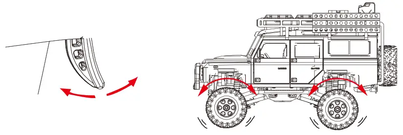 AMEWi D90X28 Metall Scale Crawler - 14