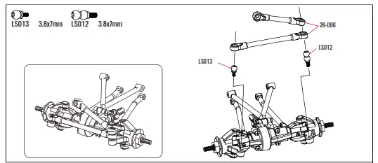 AMEWi D90X28 Metall Scale Crawler - 20