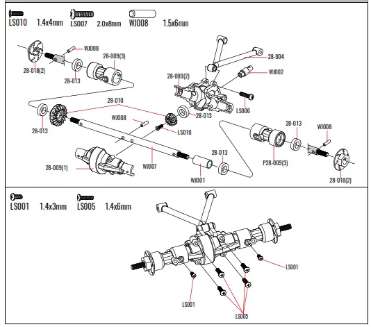 AMEWi D90X28 Metall Scale Crawler - 21