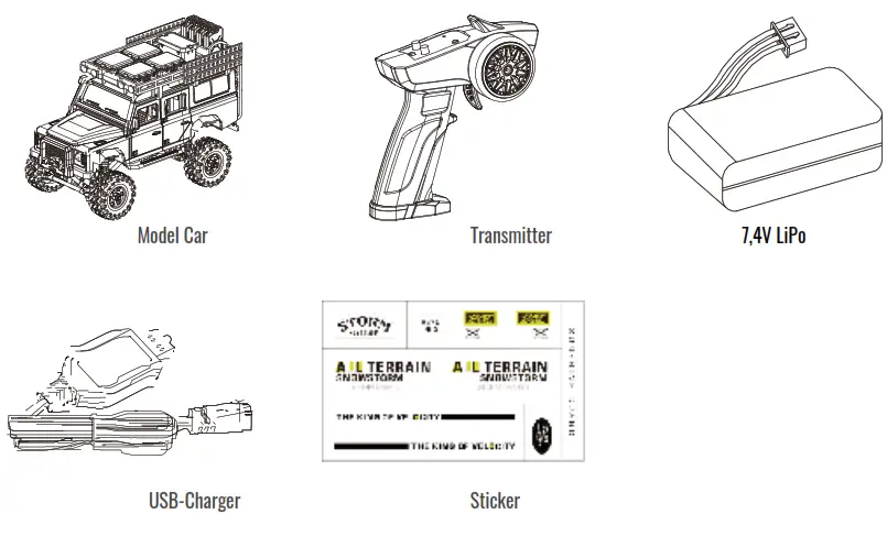 AMEWi D90X28 Metall Scale Crawler - 3