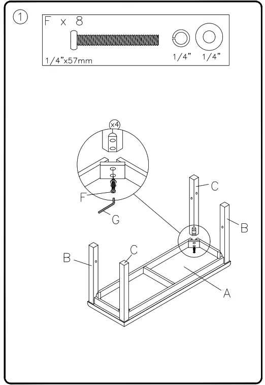 ASHLEY D78409 Counter Chair Bench - 2