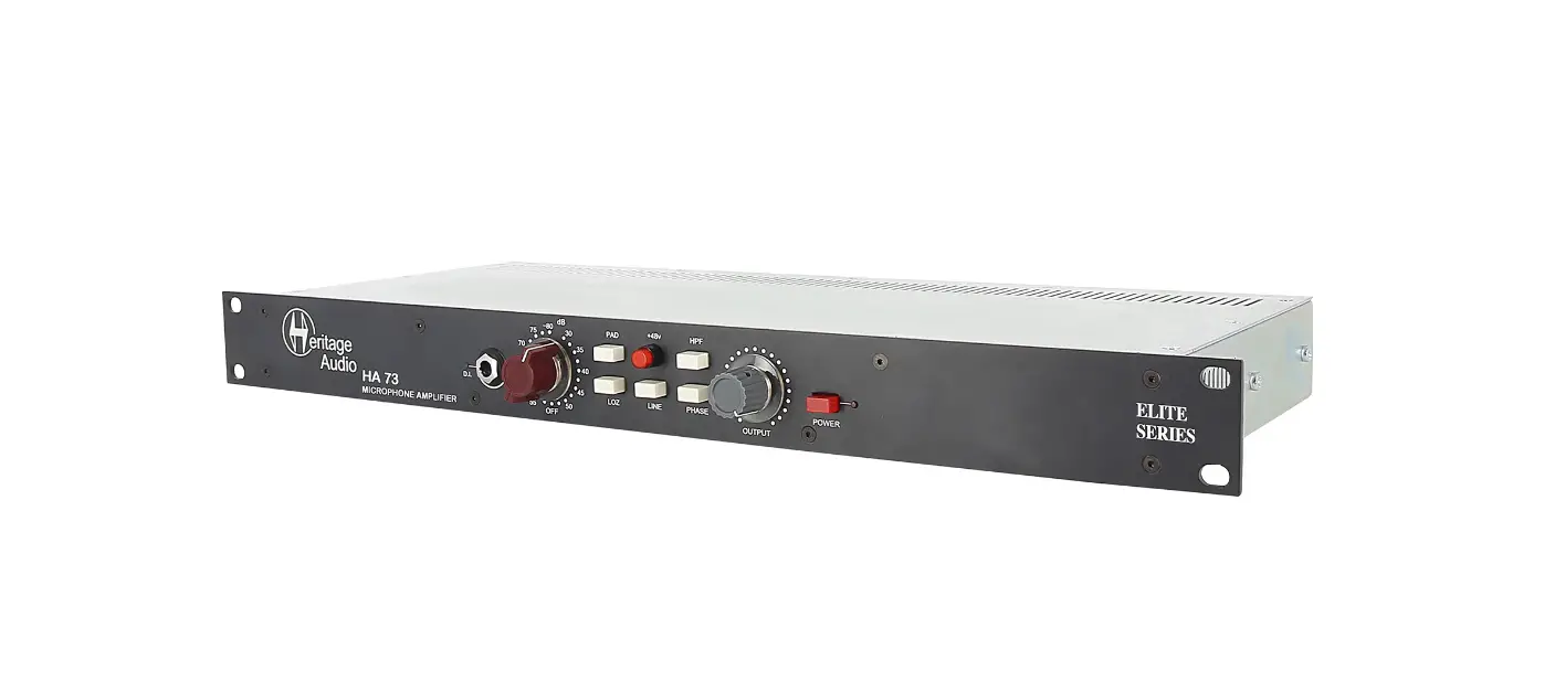 Heritage Audio Ha-73 Elite Series Mono Microphone Preamp User Manual