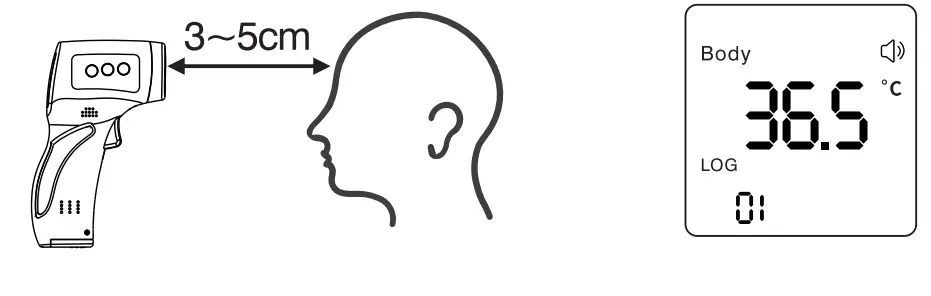 JEAVOX Infrared Thermometer VOX-1233 - fig6
