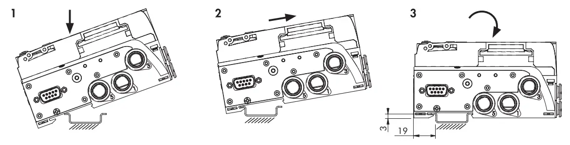 METAL WORK BOXI EB80 Electro Pneumatic Manifold Base - FIXING OPTIONS