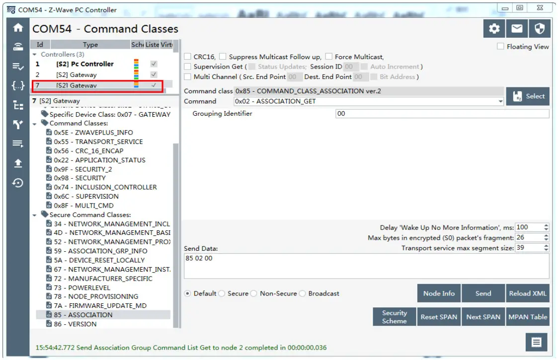Z Wave CloudAPI Inclusion or Exclusion - controlled device