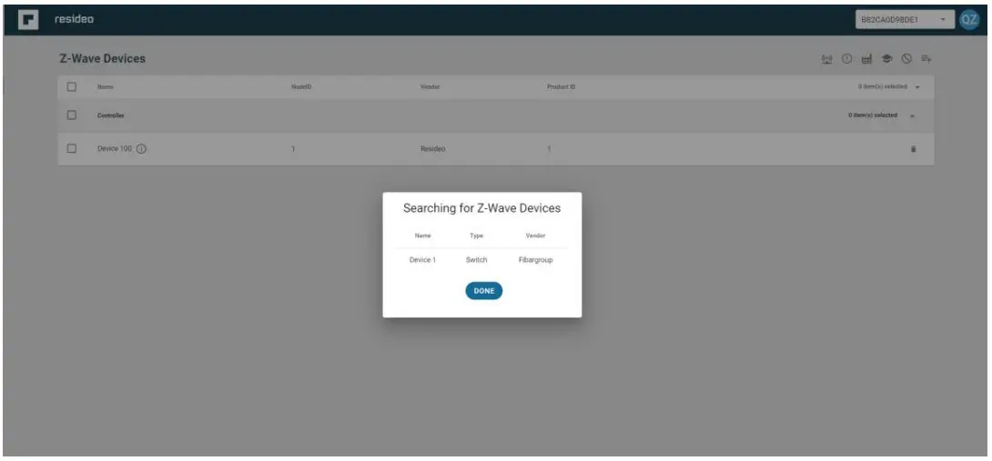Z Wave CloudAPI Inclusion or Exclusion - device information