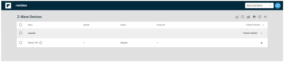 Z Wave CloudAPI Inclusion or Exclusion - system UI