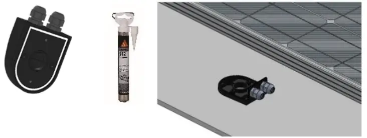 UNITECK UNIFIX 1.C 30 Mounting Bracket Campervan - area indicated