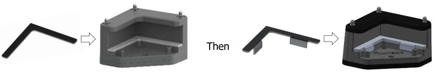 UNITECK UNIFIX 1.C 30 Mounting Bracket Campervan - blocking