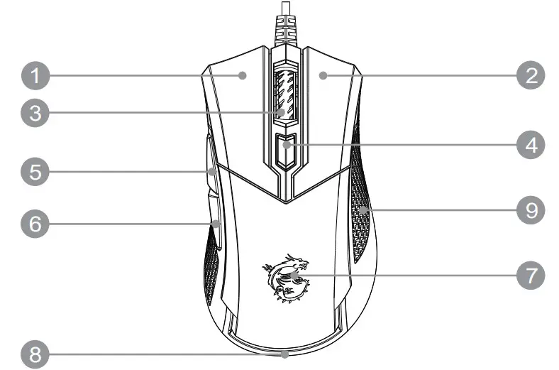 msi GM50 Gaming Mouse - figure 1