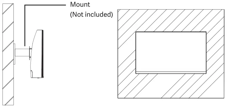 OVERSTEEL 27VF16K 27 Inch Krypto Curved PC Gaming Monitor - Mount