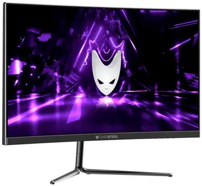 OVERSTEEL 27VF16K 27 Inch Krypto Curved PC Gaming Monitor