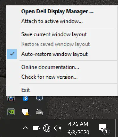 Dell 27 Monitor P2721Q - Restoring Application Positions 2
