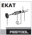 FESTOOL BHC 18 Cordless Rotary Hamme-Festool spare