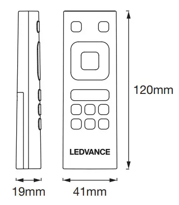 LEDVANCE Smart+ WiFi Installation Remote Control - 120mm