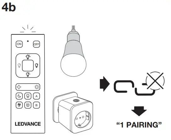 LEDVANCE Smart+ WiFi Installation Remote Control - 4b