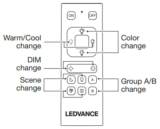 LEDVANCE Smart+ WiFi Installation Remote Control - cool