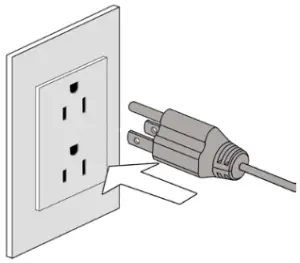 VK MEDI Air Steriliser 120V-V1.1 - power cord