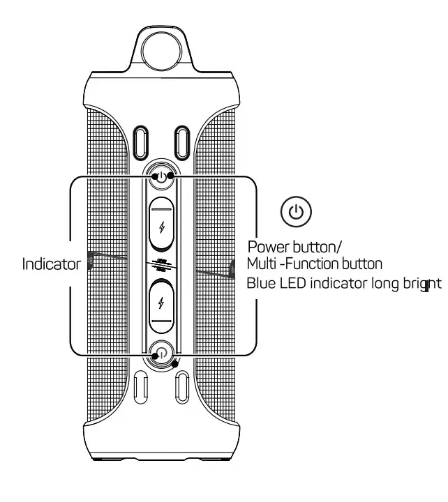 Krazi KZBS-003 Bluetooth Speaker 2-In-1 Shark - Paring success
