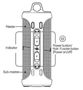 Krazi KZBS-003 Bluetooth Speaker 2-In-1 Shark - bluetooh connection