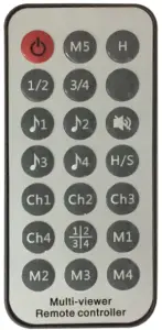 BZBGEAR BG MV41A HDMI 4 1 Quad Multi Viewer with Seamless Switcher -REMOTE CONTROL