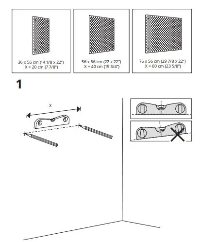 IKEA SKÅDISSKÅDIS Pegboard Combination fig3