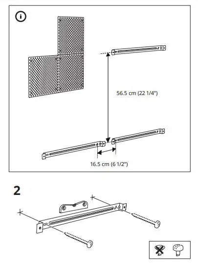 IKEA SKÅDISSKÅDIS Pegboard Combination fig4
