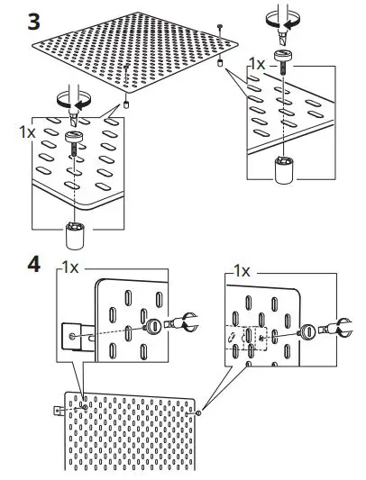 IKEA SKÅDISSKÅDIS Pegboard Combination fig5