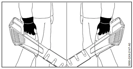 STIHL BGA 57 Battery Handheld Blower - Operating the Blower 1
