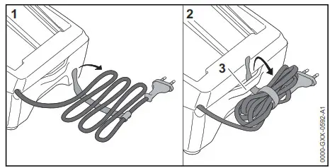 STIHL BGA 57 Battery Handheld Blower - Storing the Charger