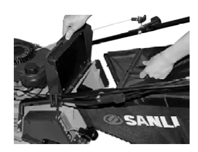 SANLI LSPR42 Self Propelled Rear Roller Lawnmower-5