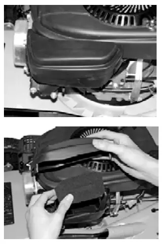 SANLI LSPR42 Self Propelled Rear Roller Lawnmower-9