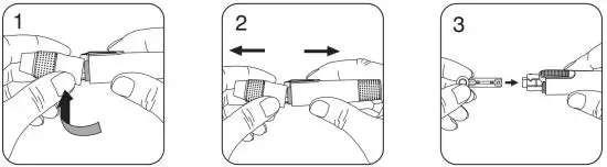 RIGHTEST GM232C ELSA Blood Glucose Meter -Lancing Device