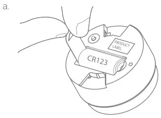 zigbee Intelligent Smoke Alarm - Pull out the battery isolation strip