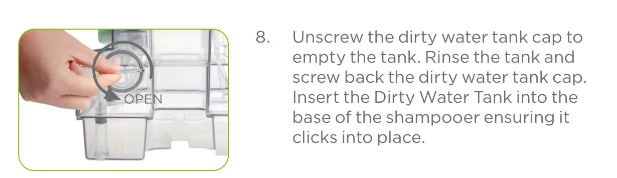 OPTIM O2600 Shampooer - Instructions For Use 3