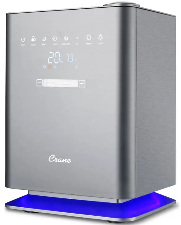 Crane EE 6913 Top Fill Warm Cool Mist Ultrasonic Humidifier