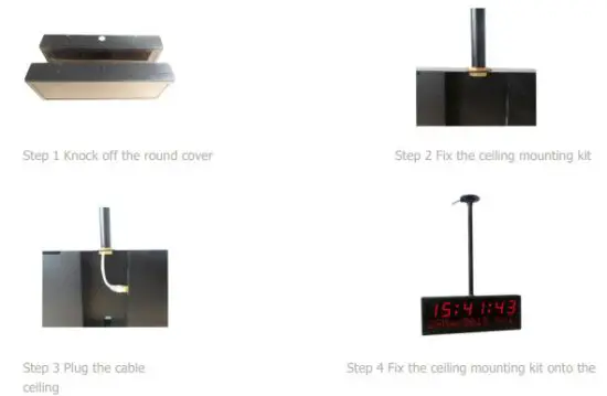 GlobalTime GTD366 Digital IP Clocks with Calendar - Clocks