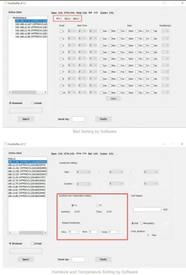 GlobalTime GTD366 Digital IP Clocks with Calendar - fig