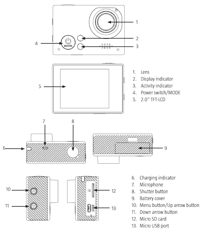 MARQUANT 920536 Action Camera FIG 2