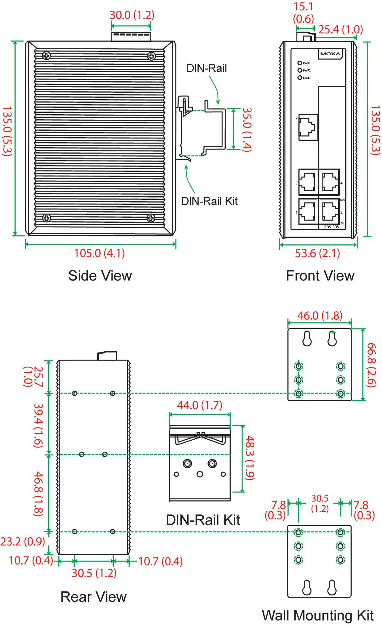 MOXA EDS-305 Series EtherDevice Switch fig4
